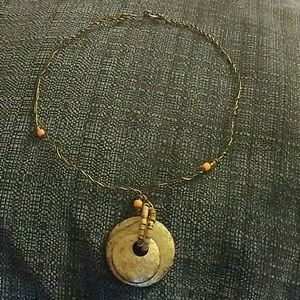 🦋 Antique Gold Necklace